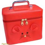  ящик для косметики косметика место хранения box большая вместимость кожаный зеркало имеется симпатичный модный несессер ванная место хранения box cosme место хранения пыленепроницаемый водонепроницаемый регулировка простой 
