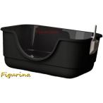  open top для домашних животных туалет box передняя сторона . пониженный кошка для Sand box кошка для туалет товары для домашних животных портативный .. предотвращение кошка для туалет чёрный 