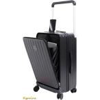 キャリーケース 機内持ち込み スーツケース フロントオープン 前開き パソコン収納ポケット USBポート充電機能 TSAロック 荷物フック