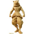 木彫り 置物 鬼滅の刃 嘴平伊之助 美術品フィギュア コレクション 柘植 贈り物(高さ15cm×巾7.2cm×奥行3.3cm)