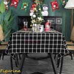 テーブルクロス チェック クリスマ