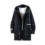  мужской bench пальто длинный длина жакет casual весеннее пальто . защита от ветра холод с капюшоном . весна осень cargo жакет бизнес модный 