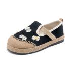  эспадрильи обувь casual женский jute низ туфли без застежки симпатичный этнический цветок вышивка едет удобный вентиляция легкий надеть обувь ...