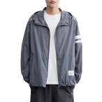 ラッシュガード メンズ 紫外線防止ジャケット 長袖 ラッシュパーカー ジャケット uvカット UPF50+ 夏 フード付き ジッパー 薄手