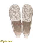 ショッピングエスパドリーユ エスパドリーユシューズ レディース 総レーススリッポン フラット ローカット 透け感 素足 通気性 軽量 疲れにくい 防滑 夏用 履き心地