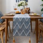 波模様 和風テーブルランナー セン
