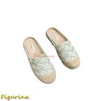  шлепанцы женский jute обувь спортивные туфли эспадрильи jute низ туфли без застежки тапочки весна лето осень . скользить надеть обувь ощущение "дышит" повседневный 