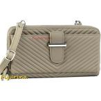 お財布ショルダー レディース 大容量 ポシェット スマホポーチ イタリア産本牛革 YKKファスナー 小さめ 軽量 2way 斜めがけ 通勤