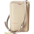 本革スマホポーチ スマホショルダー 牛革製 お財布 ショルダー レディース