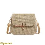 編みバッグ カゴバッグ ストロー ショルダーバッグ ワンハンドルバッグ 夏用 手編みバッグ レディース 森ガール 和装 アウトドア お花見