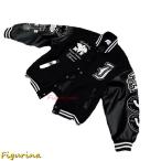 スタジャン メンズ べスボールジャケット ジャンパー 刺繍飾り PUレザー袖 カジュアル スタジアムジャンパー ヴァーシティ 野球服 防風