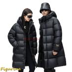 ダウンコート メンズ レディース ロングダウンコート ダウン90 冬 大きいサイズ アウター ベンチコート ベンチコート 膝丈 無地 冬服