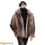  мех жакет мужской с капюшоном . меховое пальто мех искусственный мех eko мех осень-зима большой размер короткий мех сохранение тепла 