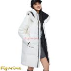 ダウンコート ベンチコート ロングコート レディース メンズ 英字柄 プリント 冬 コート 厚手 防寒対策 暖かい 防風性 通気性 旅行