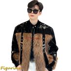  меховое пальто меховое пальто ремень имеется s цена лоскутное шитье искусственный мех жакет мужской меховое пальто внешний котороткое пальто 