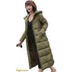 ダウンコート ロング レディース ベンチコート 中綿 アウター フード 秋冬 防寒 柔らか カジュアル ロングコート 大きいサイズ 着痩せ