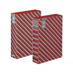 ショッピングアルバム ナカバヤシ　5冊組ポケットアルバム270枚　ストライプ/レッド　5PL-270-33-R
