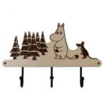 MOOMIN Moomin из дерева ключ вешалка Moomin to roll KC-5219