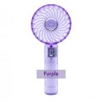  свечение bar * Japan прозрачный портативный вентилятор лиловый 