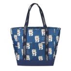 ショッピング保冷 クスグルジャパン 保冷・保温バッグ 保冷・保温トートバッグ 猫招き柄 ブルー 25-8189