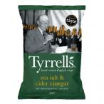 【メーカー直送品・代引不可】 Tyrrell's ティレル ポテトチップス シーソルト＆サイダービネガー 40g 12入 輸入菓子
