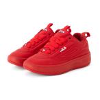 ショッピングoutlet 在庫限り outlet / 処分特価品 IMP.影山拓也さん着用 5RM02983H600 SUPERBUBBLE FILA RED カジュアルスニーカー スーパーバブル