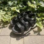 在庫限り outlet / 処分特価品 uss23100021 Disruptor SD Puffy Buckle × atmos pink BLACK/WHITE【レディース メンズ FILA フィラ 厚底 サンダル】