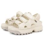 在庫限り outlet / 処分特価品 USS24036922 DISRUPTOR SD PUFFY BEIGE/TANGERINE/FILA NAVY【ユニセックス レディース メンズ FILA フィラ 厚底】