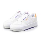在庫限り outlet / 処分特価品 USS25020111 FILA COURT FEATHERY  WHITE/LUNAR ROCK/PURPLE【定番 ユニセックス メンズ レディース ホワイト 厚底 スニーカー】