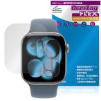 Apple Watch Series 11 42mm 保護 フィルム OverLay FLEX 低反射 for アップル アップルウォッチ 液晶保護 曲面対応 反射防止 衝撃吸収