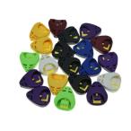 Kaish 20 piece plastic portable guitar pick holder stickiness pick case box 