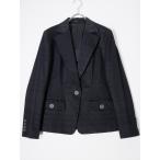 BURBERRY LONDON/バーバリー ロンドン ジャガード調 市松シャドーチェック コットンストレッチ1Bジャケット[LJKA75229]