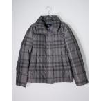 ショッピングBURBERRY BURBERRY LONDONバーバリー ロンドン ビッグチェック 水鳥天然羽毛ダウンジャケット[LJKA79886]