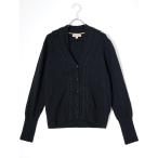ショッピングBURBERRY BURBERRY LONDONバーバリー ロンドン ケーブル編みデザイン カシミヤ100％ Vネックニットカーディガン[LKNA79275]