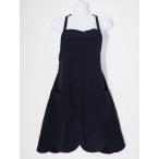 COMME des GARCONS GIRLコムデギャルソン ガール 2020AW ウールギャバジン スカラップエプロン ワンピース[LOPA79405]