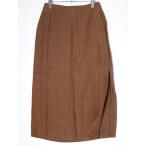 AURALEEオーラリー LINEN GABARDINE SLIT SKIRTリネンギャバジンスリットスカート[LSKA71613]