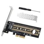 MZHOU M.2 NVME SSD-PCIe 4.0 X4アダプター、Key-M NGFF PCI-E 3.0、2.0、または1.0コントローラー拡張カードを
