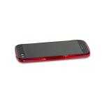 Deff ディーフ (iPhone 5/5s対応) CLEAVE BUMPER METALLIC & CARBON for iPhone 5/5s DCB-IP52CM Formula Red (ブラッ