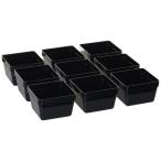 若泉漆器 重箱用仕切 6.5寸重用中子(ミニ)9個用ブロック仕切 黒9個 H-153-25A -