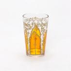 ファティマ モロッコ(Fatima Morocco) モロカンティーグラス オレンジ 高さ_8.5cm 口径_5cm前後 FM111-OR
