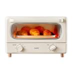 COMFEE' オーブントースター レトロ トースト4枚焼き 黒遠赤ヒーター 1300W高火力 30分タイマー 焼き