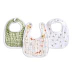 aden + anais essentials(エイデンアンドアネイエッセンシャルズ) スナップビブ sage woodland ワンサイズ 3