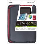 ナカバヤシ iPad 9.7インチ 2018/2017 スリップインケース 横入れ ポケット付 Z7656