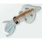  вышивка утюг нашивка рыбы ( кальмар /..)