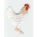  вышивка утюг нашивка птица ( курица ( белый )/....( белый )