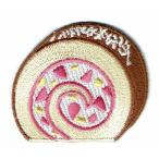 刺繍アイロンワッペン（ロールケー
