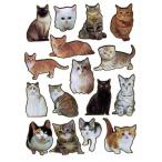 キラキラシール（ねこ/ネコ）