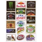 ショッピングキラキラ キラキラシール（アルコール/ドリンク・ロゴ）