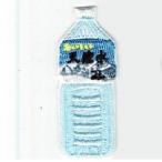 ショッピングミネラルウォーター 刺繍アイロンワッペン（ミネラルウォーター/天然水）