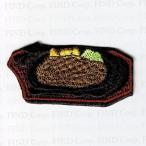 刺繍アイロンワッペン（ステーキ）